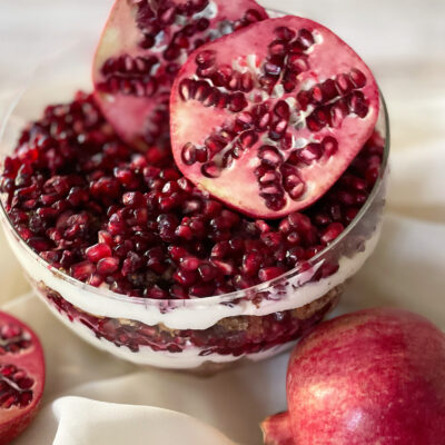 Tort cu Rodie si crema de mascarpone la CUPA