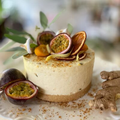 Mousse cu Ghimbir si Fructul Pasiunii