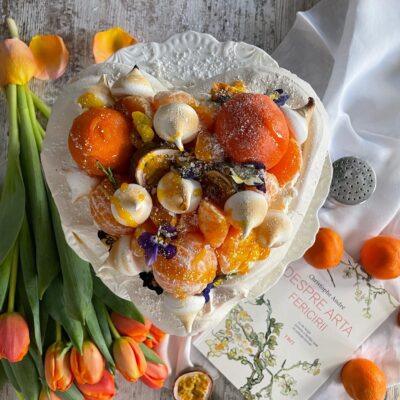 PAVLOVA "Big Heart" cu fructul pasiunii