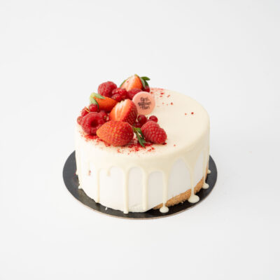 Mini Mousse de ciocolata alba si visine