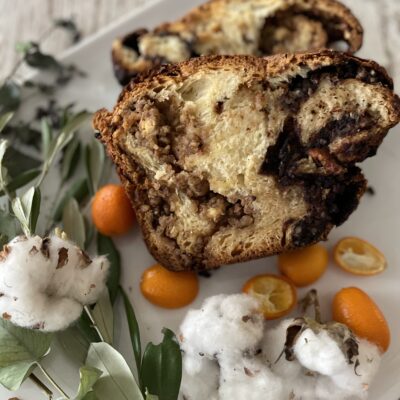 COZONAC cu ciocolata si nuca - Potrivit (700 gr)