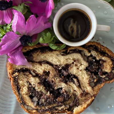 COZONAC cu ciocolata si nuca  - Mic (450 gr)